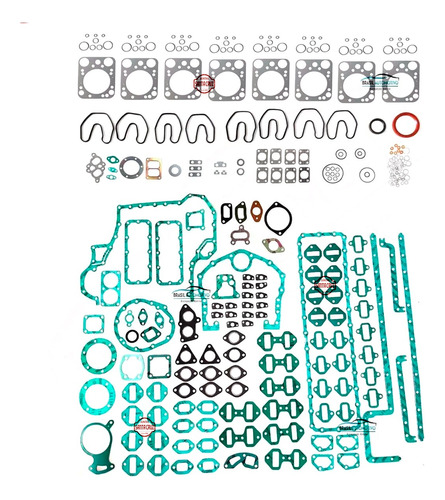 Jogo Juntas Motor Para Scania Lk 142 143 Ds14 V8