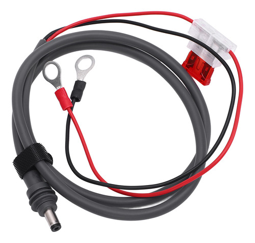 Cable De Carga Dc Con Anillo O De 2 M, 18 Awg, Rojo Y Negro,