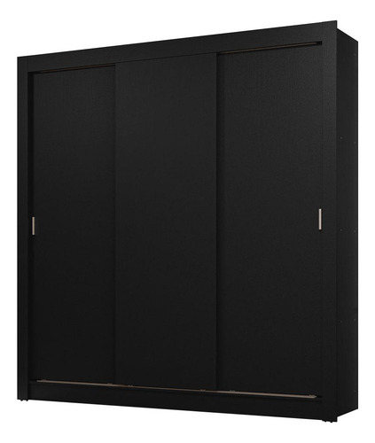 Ropero Closet Madesa 3 Puertas 01 Color Negro