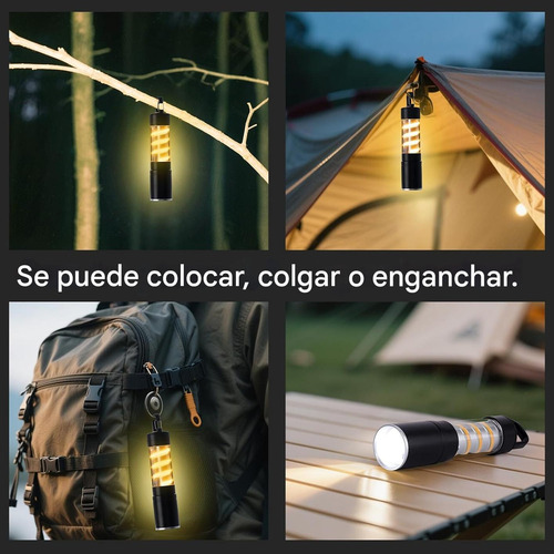 Lampara Recargable Led Linternas Lampara De Tacticos