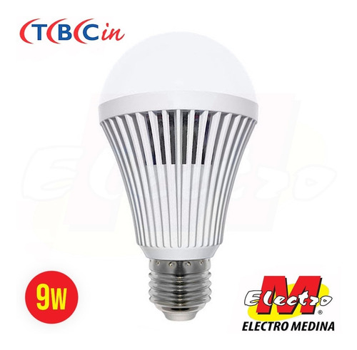 Lampara Led 9w Emergencia Autonoma 3hss Tbcin Electro Medina