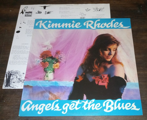 Kimmie Rhodes Angels Get The Blues Vinilo Con Insert Uk