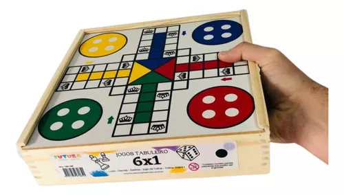 Jogos 6x1 Dama Jogo Velha Ludo Trilha Xadrez Domino