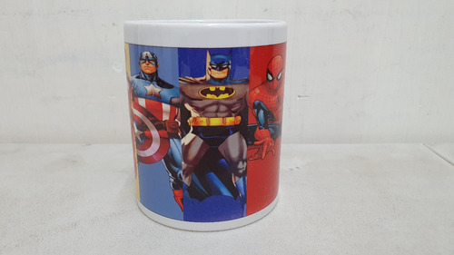 Imagen 5 de 5 de Taza De Ceramica, Super Heroes , 11oz