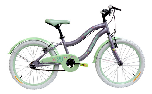 Bicicleta De Niñas Rodado 20 Baccio Mystic Con Guardabarros