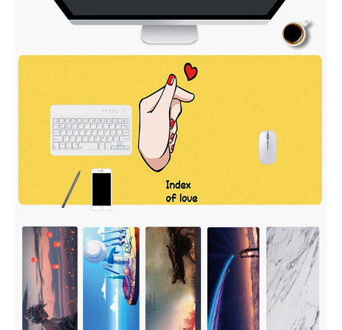 Alfombrilla Moderna Para Teclado, Ordenador, Escritorio, Rat