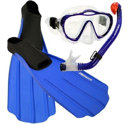 Promate Junior Snorkel Máscara Del Salto Del Tubo Respirador