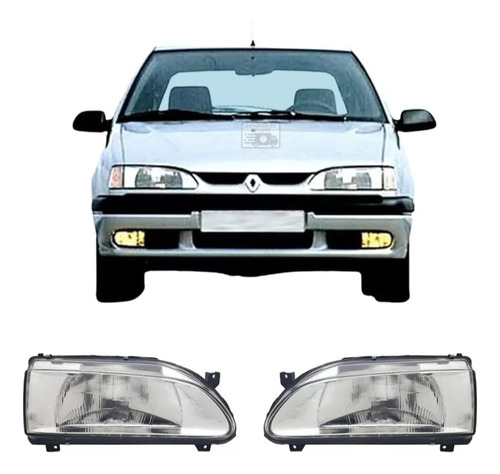 Juego X2 Opticas Renault 19 1992 93 94 95 96 97 98 99 2001