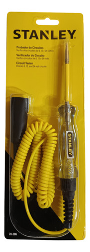 Probador De Circuitos 6, 12 Y 24 V. (78-386la) Stanley