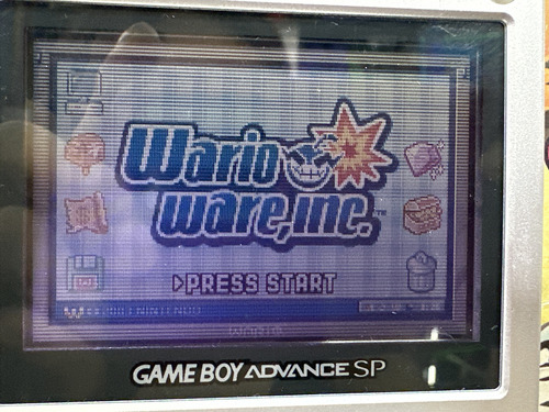 Wario Ware Inc Mega Microgame Gameboy Advance *play Again* (Reacondicionado)