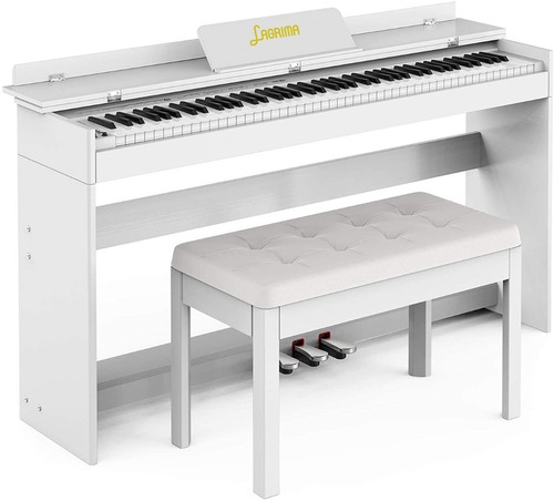 Pianos Digitales Lagrima Con Taburete De Regalo 