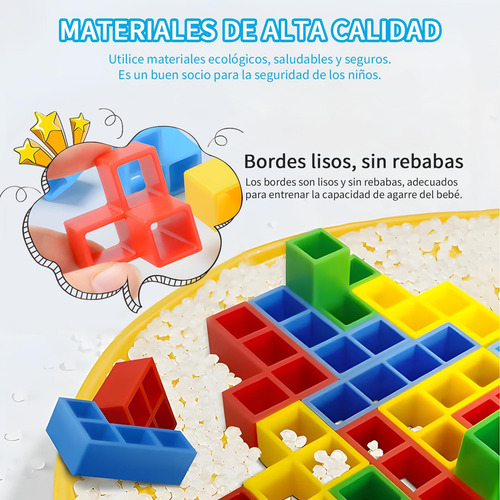 Tetra Tower Balance Game, 48 Piezas, Bloques De