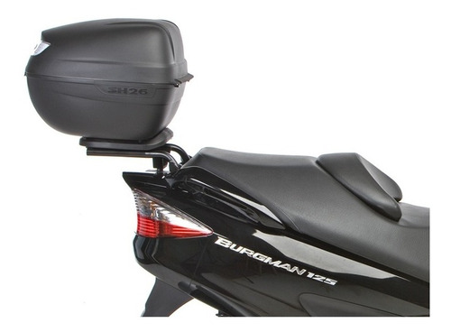 Imagen 3 de 8 de Baul Moto Shad 26 Litros Sh26 Con Base