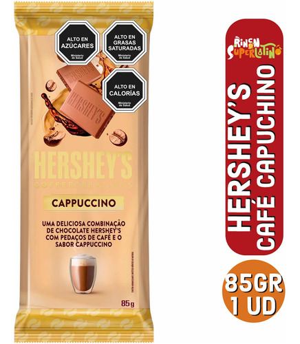 Chocolate Hershey Café Capuchino 85gr