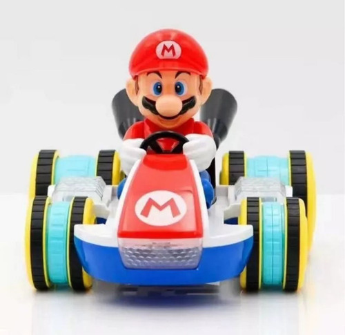 Carro Controle Remoto Boneco De Mario Kart 8 Deluxe Goomba Cor Vermelho