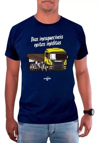 Camiseta Masculino Scania Arqueado Amarelo