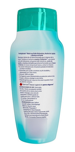 Jabón Liquido Intimo Benzal Prohydrate Piel Sensible