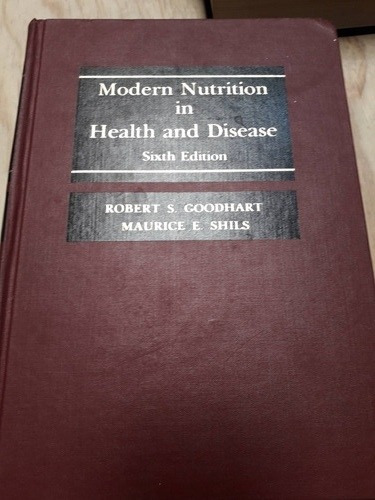 Modern Nutrition In Health And Disease-goodhart,shils