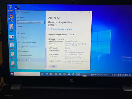 Computadora Laptop Hp 15 (Usado)