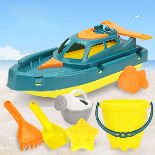 1 Juego De Juguetes Para Niños, Playa Y Playa, Yate Para Exc