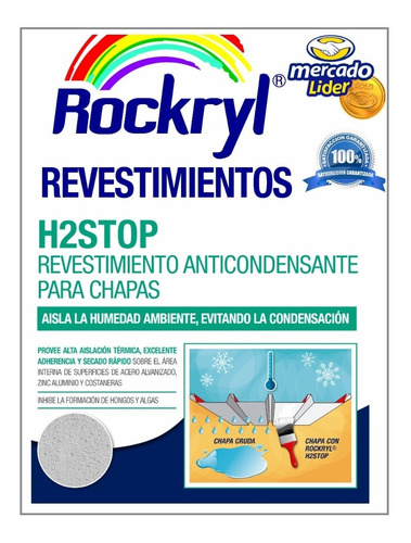 Anticondensante Chapa 10 Lt Rockryl® H2stop