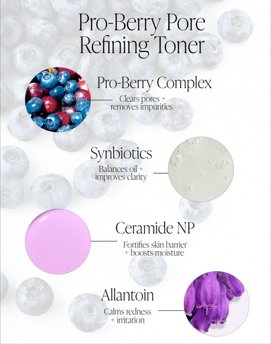 Byroe Pro-berry Pore Refining Tónico Refinador De Poros Normal Día/noche