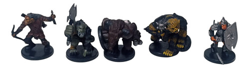 Mini Figuras Calabozos Y Dragones. Giant Of Legend 5 Pz (Usado)