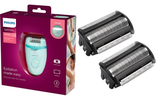 Repuesto X2 Philips Satinelle Essential - Bre275/00 Negro