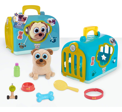 Puppy Dog Pals Groom And Go Pet Carrier, Rolly, Juguetes Par