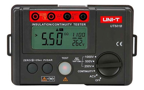 Megómetro Digital Uni-t Ut-501b 1000v