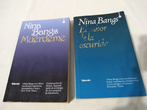  Nina Bangs X2 Novelas Romanticas Muerdeme El Sabor De La Os