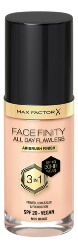 Base de maquillaje líquida Facefinity All Day Flawless 3 en 1 Max Factor