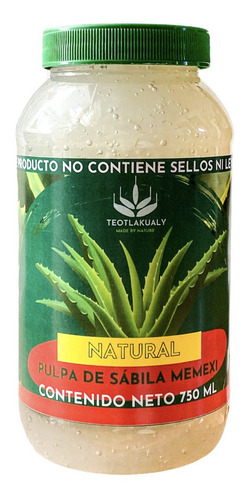  Pulpa De Sábila Natural 750 Ml Aloe Vera En Trocitos