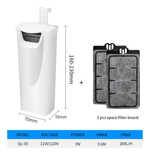 Purificador Pequeno Para Filtrar Tartaruga Para Nível De Flu