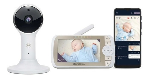 Baby Call Motorola Vm65 Monitor De Bebe Pantalla 5.0''
