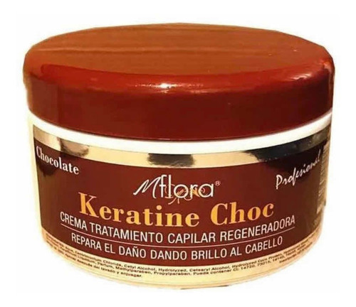 Crema Tratamiento Capilar Regeneradora Keratina Choc 300 Grs