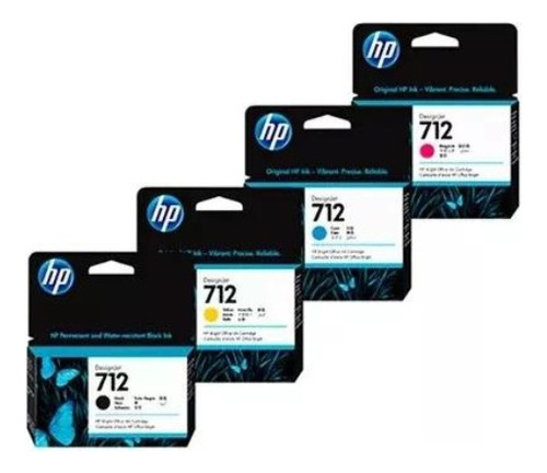 Combo De Cartuchos Hp 712 Original  T210 T230 T250 T63