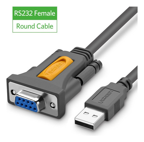 Ugreen Usb 2.0 A Rs232 Db9 Serial Cable Convertidor Macho A
