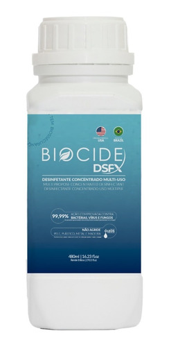 Dsfx Blue Concentrado Limpador Desinfetante 480ml Biocide