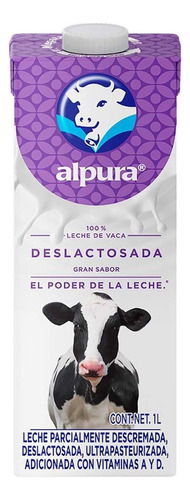 Leche Alpura Deslactosada 1l