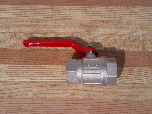 Llave Cierre Rapido Valvula 1 Pulgada Cromo Grinaca - Ref.20