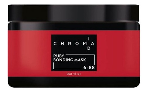 Máscara Adhesiva Schwarzkopf Chroma Id De 250 Ml Para Ruby 6