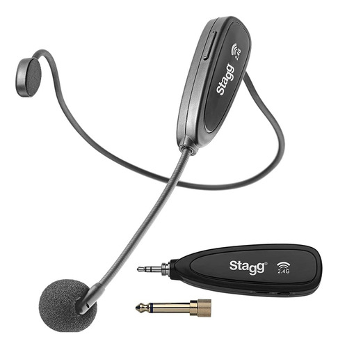 Micrófono De Auriculares Inalámbrico Stagg (suw 12h-bk)