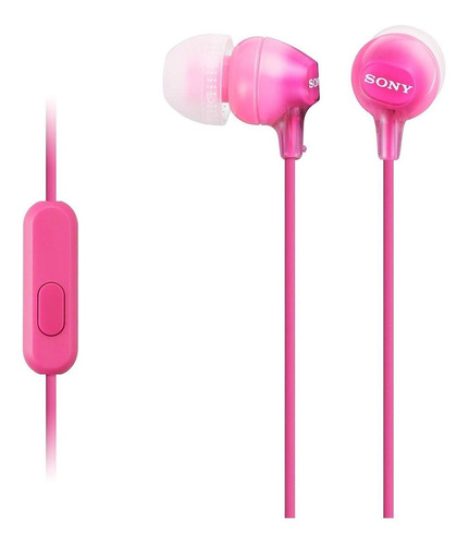 Imagen 1 de 2 de Audífonos in-ear Sony EX Series MDR-EX15AP rosa