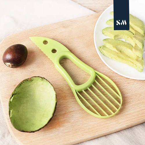 Imagen 5 de 10 de Cortador Palta Pelador Rodaja Pela Corta Saca Hueso