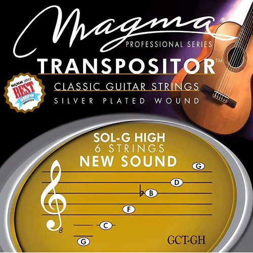 Encordado Para Guitarra Clasica Magma Transpositor En Sol-gh