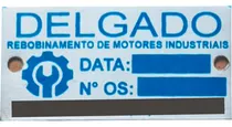Comprar 100 Placas De Patrimônio Alumínio,  Personalizada  Sua Logo