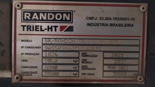 Carreta Vandeleia Randon-triel