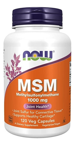 Msm 1000 Mg X 120 Salud Articular Made In Usa