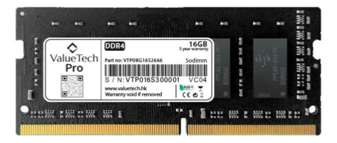 Memoria Notebook Ddr4 16gb Valuetech 3200mhz Vtp16g4s3200